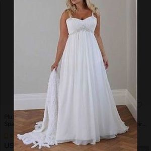 White wedding dress